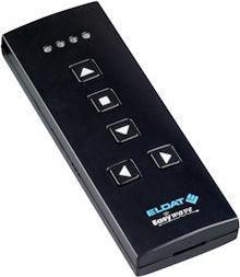 Image du produit Eldat RT32E5004-01-22K Télécommande Easywave 868 MHz 4 canaux 4x ouvert/arrêt/fermé noir brillant