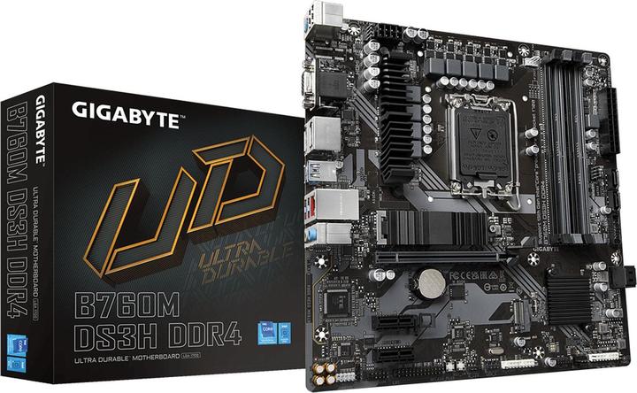 Actual product image Gigabyte B760M DS3H (LGA 1700, Intel B760 Express, mATX)