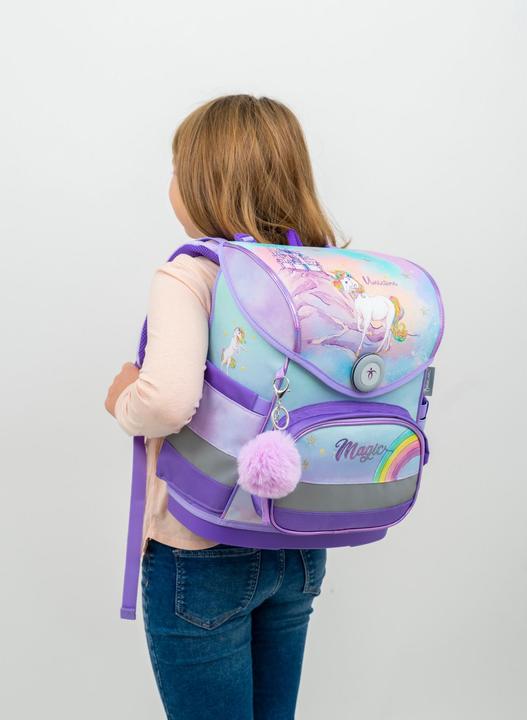 Actual product image Belmil COMPACT Schulrucksack-Set Rainbow Unicorn Magic (19 l)