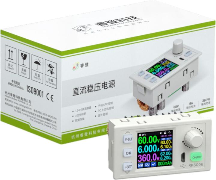 Image du produit RD Tech RK6006-BT Alimentation programmable de laboratoire Convertisseur DC-DC 60V 6A 360W