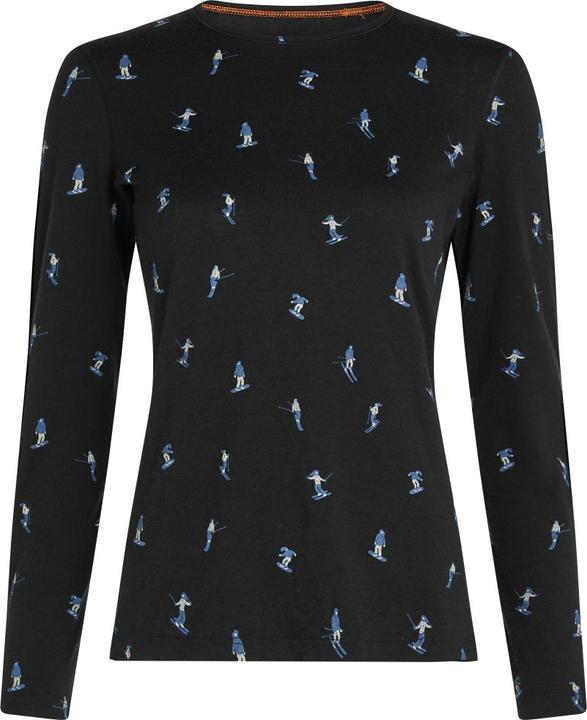 Icebreaker Women Merino Mer 200 Oasis LS Crewe Ski Day