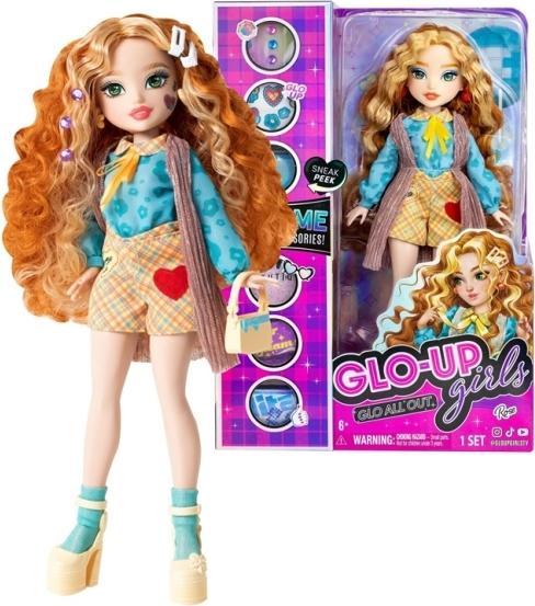 Actual product image Far Out Toys GLO UP GIRLS doll with accessories Rose, 2 series, 83016