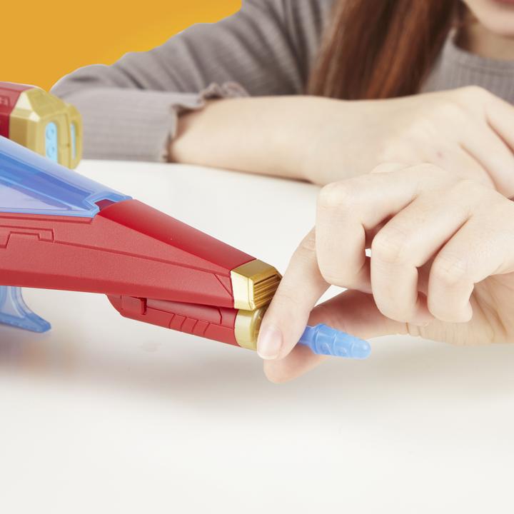 Actual product image Hasbro Marvel Avengers Epic Hero Series Iron Man Repulsor Blast Battle Jet, 4-Inch (10 cm) Vehicle & Action