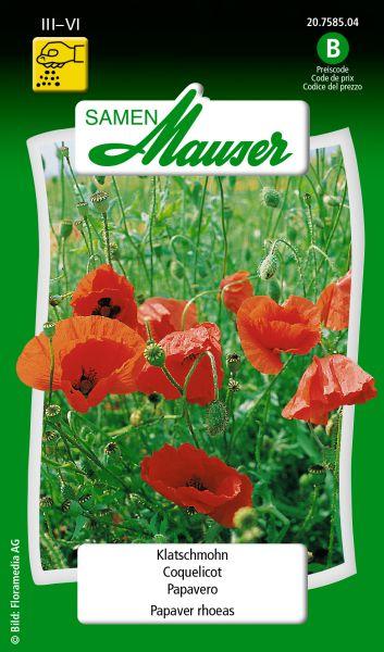 Actual product image Samen Mauser Corn Poppy (Plant seeds)