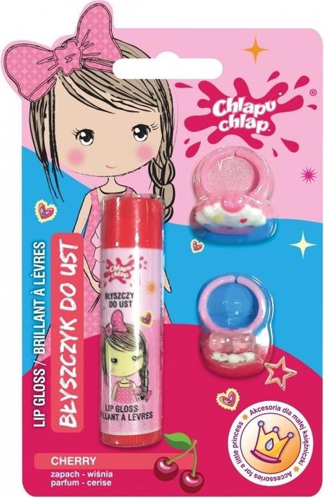 Produktbild Chlapu Chlap Splap Splap Lip Gloss Cherry + 2 Ringe