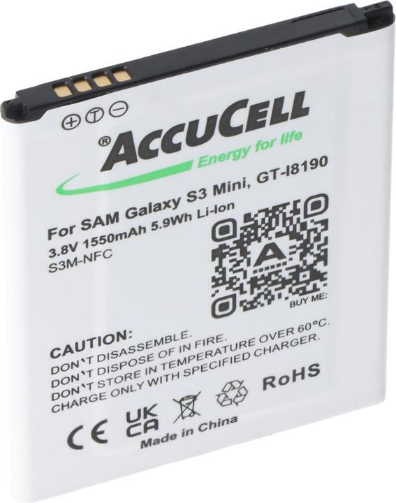 Actual product image Samsung Battery Mobile phone Galaxy S III Mini, GT-I8190, EB-L1M7FLU with NFC