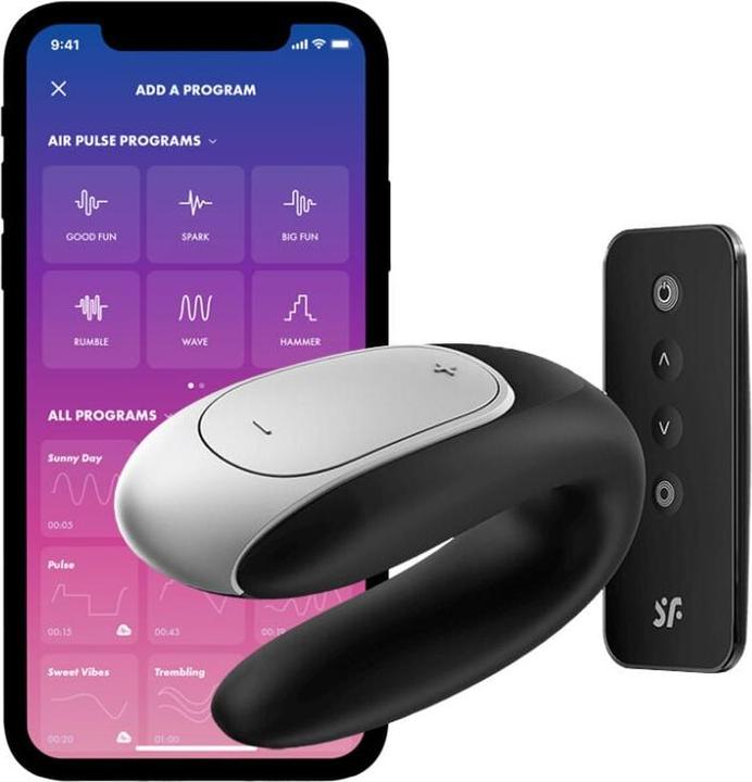 Actual product image Satisfyer Double Fun Partner Vibrator
