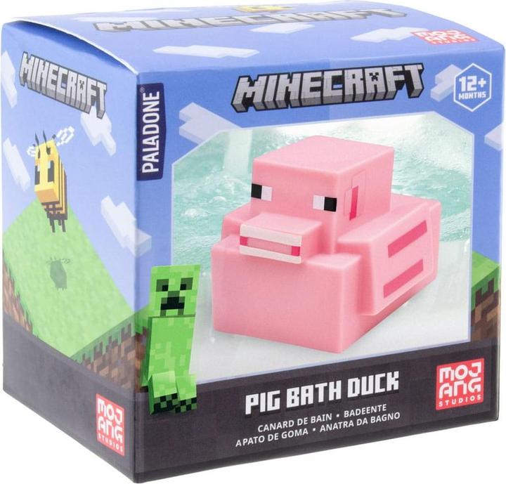 Paladone Products Minecraft Pig Bath Duck