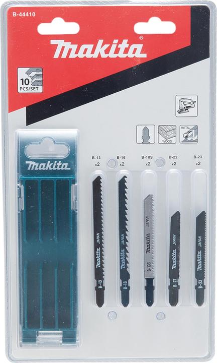 Produktbild Makita 4350 FCTJ Pendelhub Stichsäge 720 Watt 135 mm + 10 tlg. Stichsägeblatt Set + Makpac
