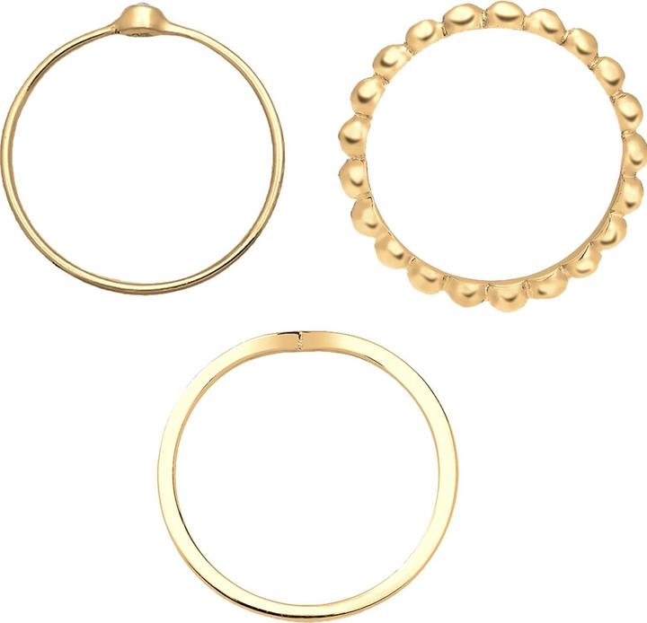 Image du produit Elli Set de bagues, bague solitaire (58, Argent 925)