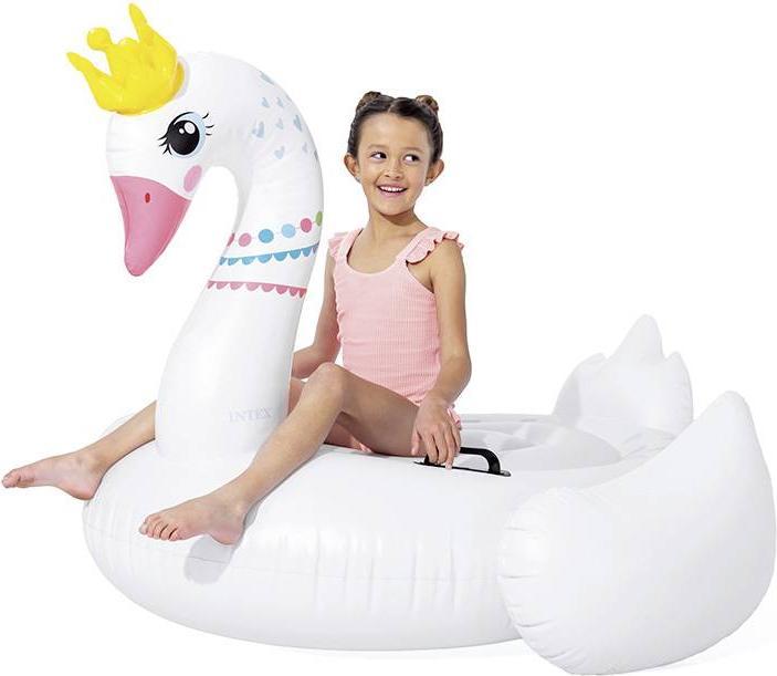 Actual product image Intex 57562NP Majestic Swan Ride-On, inflated