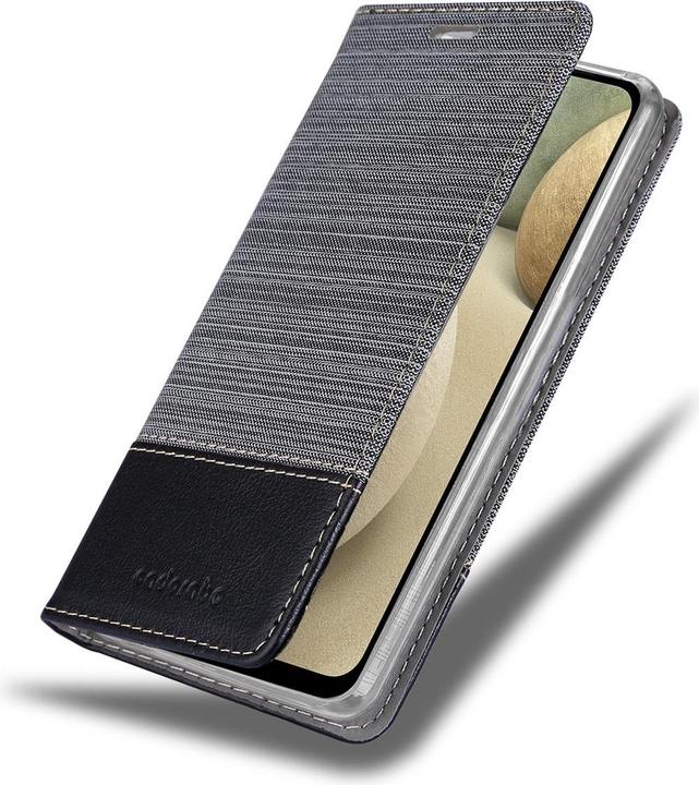 Actual product image Cadorabo Book Jeans Optics Cover (Samsung Galaxy A12, Samsung Galaxy M12)
