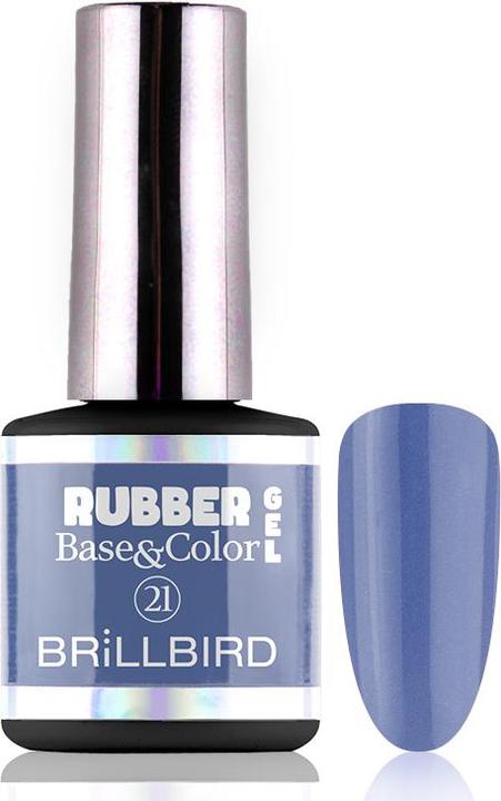 Produktbild BrillBird Rubber Gel Base&Coral #21 8ml (Coral #21, UV-Gel Lack)