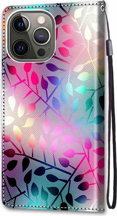 Produktbild Cover-Discount iPhone 13 Pro - Lederetui Hülle Blätter (Apple iPhone 13 Pro)