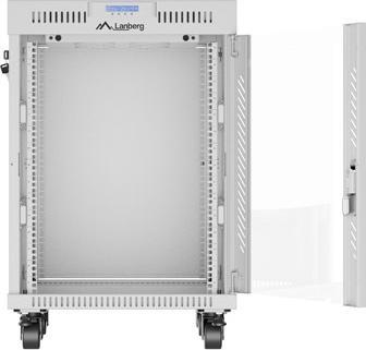 Actual product image Lanberg rack cabinet 15U 600x600 glass (10.86 RU, 19 inch rack)