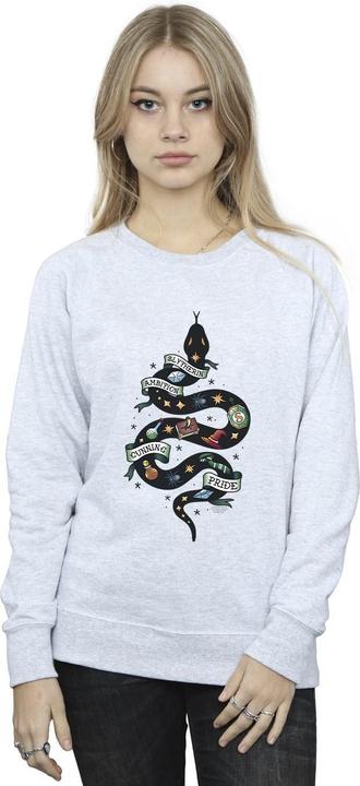 Actual product image Womens/Ladies Slytherin Sketch Sweatshirt (XL)