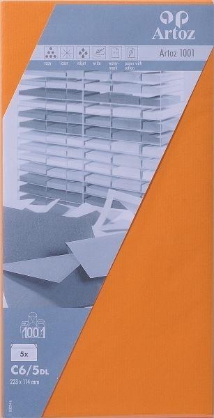 Produktbild Artoz 1001 Kuverts orange (C6/5, 5 x)