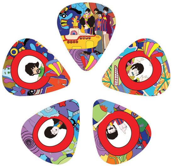D'Addario Beatles Yellow Submarine Pick Thin (10 x)
