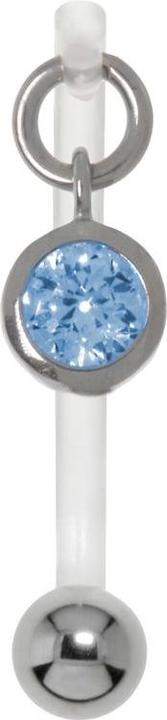 Actual product image Bijouteria Genital piercings (Bioplastic, Surgical steel 316L, Zirconia)