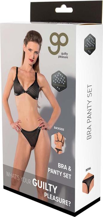 Actual product image Guilty Pleasure Gp Printed Datex Bra & Panty Set M (M)