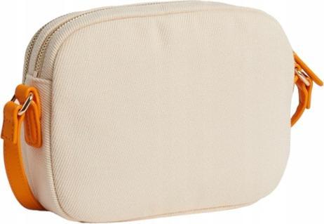 Tommy Hilfiger Umhängetasche Canvas Crossover - Beige und Orange