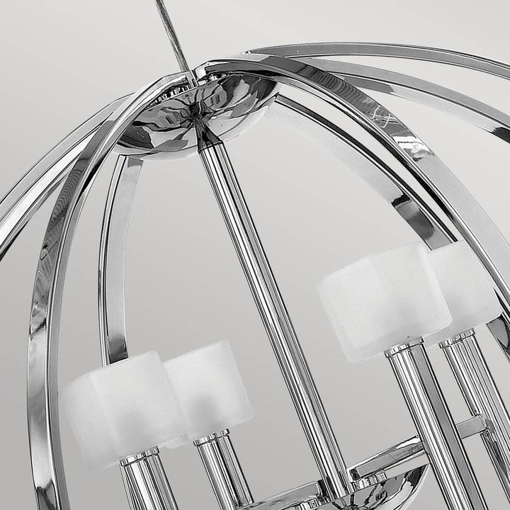 Image du produit Elstead Lighting Mondo LED Lustre G9 8 fois Chrome poli Blanc (71.30 cm)