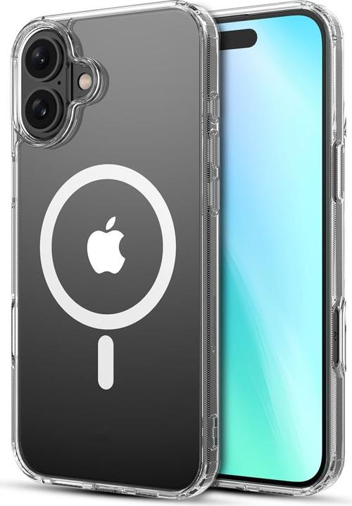 Image du produit PhoneLook Coque Gel transparent compatible MagSafe silicone TPU Super Clear (Apple iPhone 16 Plus)