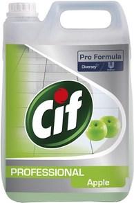 Produktbild Cif Allzweckreiniger Professional Fliesen Laminat Kunststoff Keramik Apfel 6 Kanister Kunststoff 6l