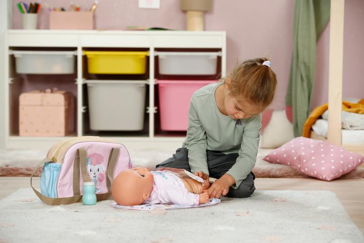 Actual product image Zapf Creation BABY born Wickeltasche Blumen