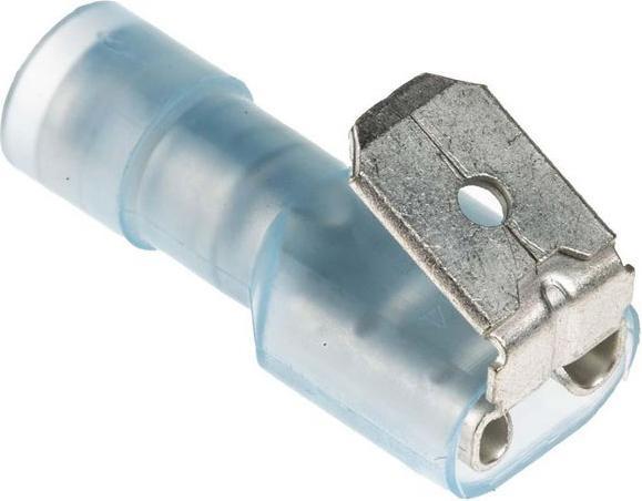 Immagine prodotto Rs Pro Connettori a forcella, isolati, blu, 1,5... 2,5 mm², maschio/femmina, confezione da 100 pezzi