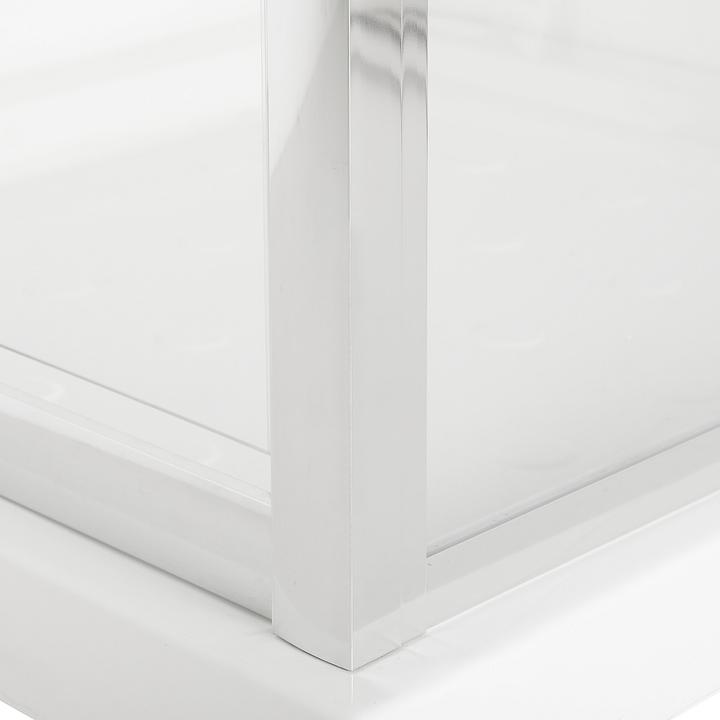 Produktbild Beliani Duschabtrennung aus Temperglas 70 x 70 x 185 cm silber DARLI (70 cm, 70 cm, 185 cm)