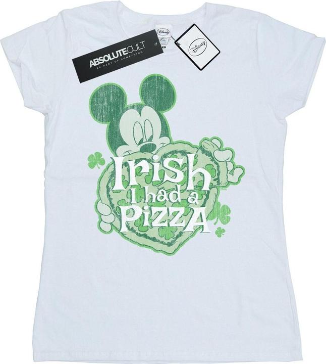 Produktbild Disney Mickey Mouse Shamrock Pizza TShirt (XL)