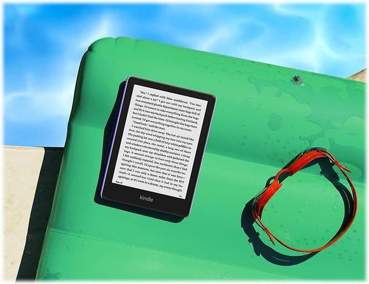 Actual product image Amazon Kindle Paperwhite Kids 2023 16GB eReader waterf Jewel Forest B09TM2S6T1 (6.80", 16 GB, Jewel Forest)