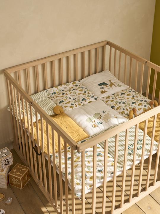 Produktbild Vertbaudet Baby Patchwork-Spieldecke/Laufstalleinlage SAVANNE (75 x 100 cm)