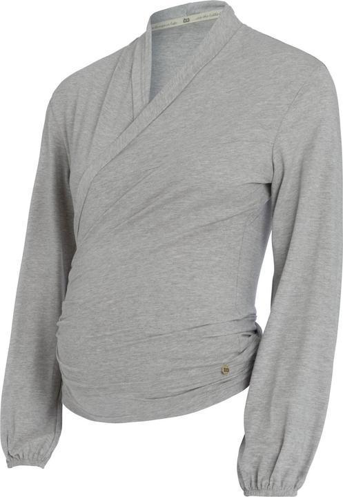 Actual product image Baby's only Babys Only maternity wrap top Glow, dusty grey (L)