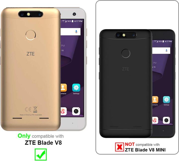 Actual product image Cadorabo Book Jeans Optics Cover (ZTE Blade V8)