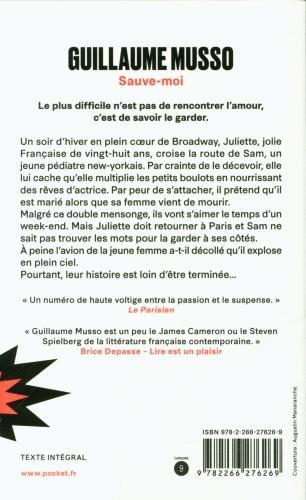 Immagine prodotto Sauve-moi (Francese, Musso Guillaume, 2018)