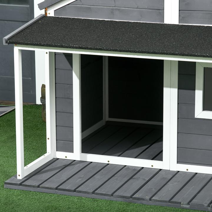 Image du produit PawHut Niche pour chien avec plancher surélevé (Niche pour chien)