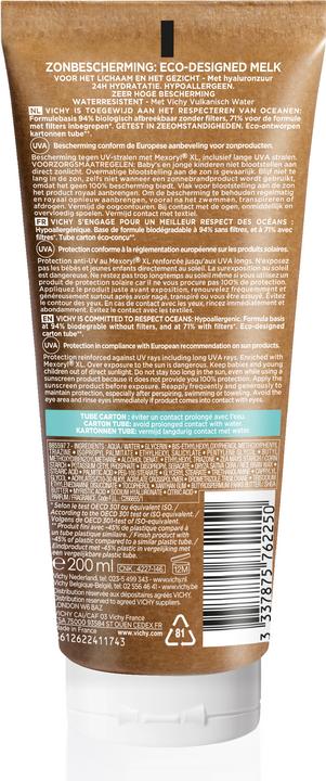 Image du produit Vichy Lait écologique Capital Soleil (Lait solaire, SPF 50+, 200 ml, 225 g)