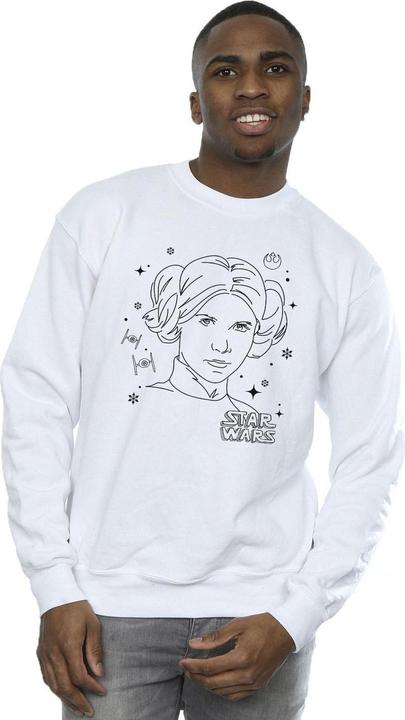 Produktbild Star Wars Episode IV: A New Hope Leia Christmas Sketch Sweatshirt (XL)