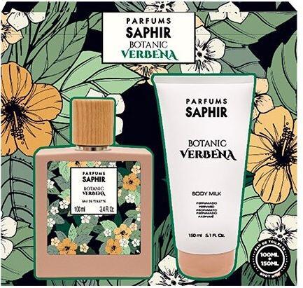 Saphir Botanic Of Verbena Edt Spray 100 ml + Body 150 ml Sets