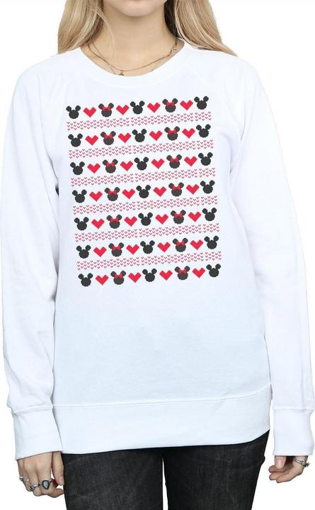 Produktbild Disney Mickey And Minnie Christmas Hearts Sweatshirt (S)