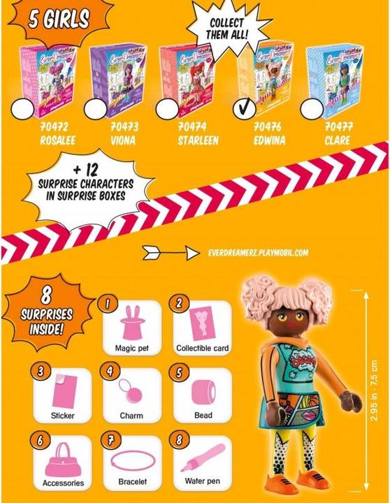 Actual product image Playmobil Edwina "Comic World" (70476, Playmobil EverDreamerz)