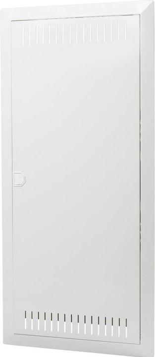 Produktbild F-Tronic HW/UP Kommunikationsverteiler, 4-reihig, Patchfeld, Montageplatte, 3-fach-Steckdose, JUMBO