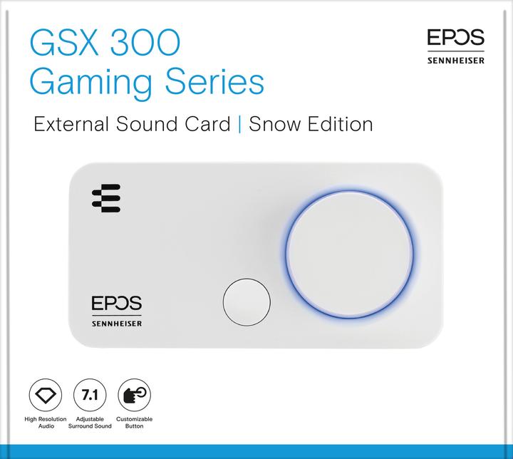 Actual product image EPOS GSX 300 Snow Edition (USB 2.0)