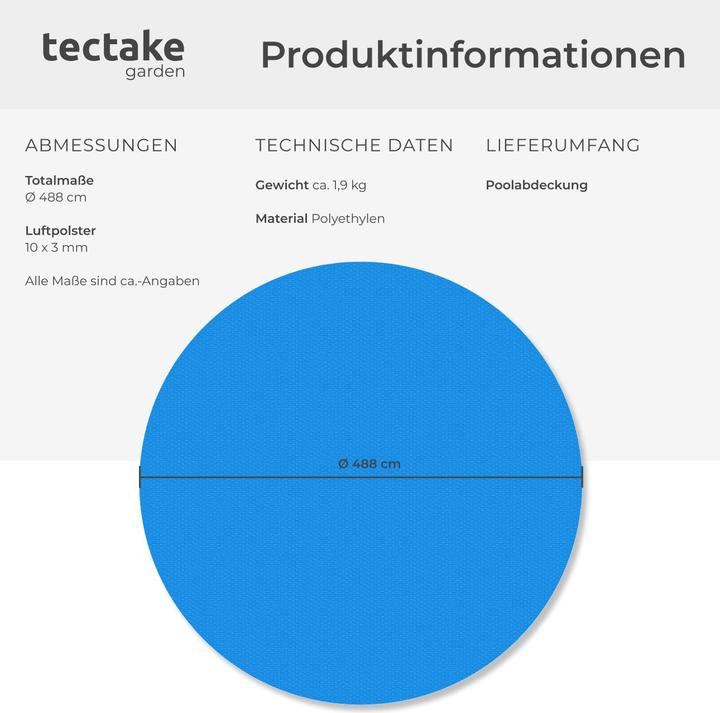 Image du produit tectake Bâche de piscine
