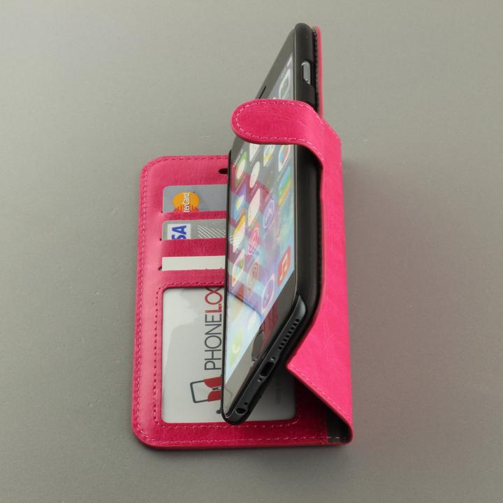 Produktbild PhoneLook Hülle Premium Flip Dunkelrosa (Apple iPhone 7 Plus)