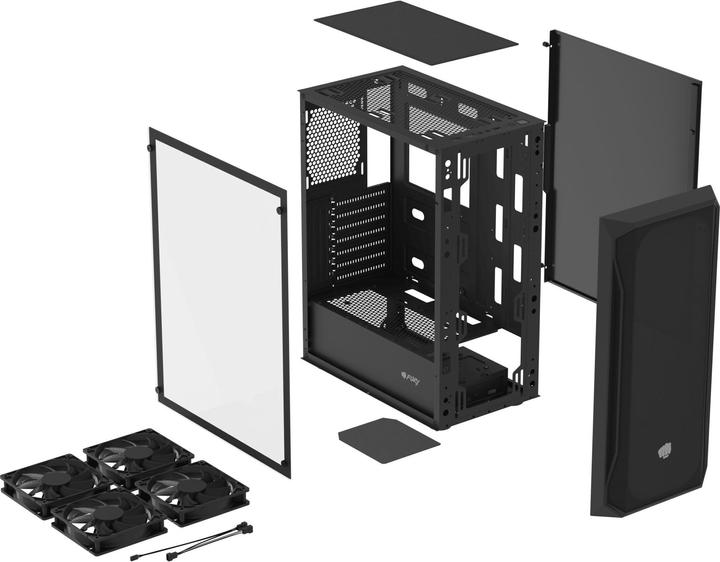Actual product image Fury Obudowa Shobo SH4F (NFO-2152) (ATX, mATX, Mini-ITX)