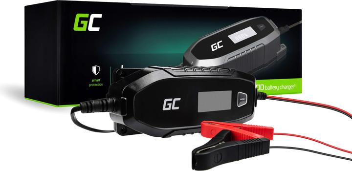 Produktbild GreenCell AGM Gel and Lead Acid Battery Charger - 48W - 6V / 12V (12V, 6V, 4 A)