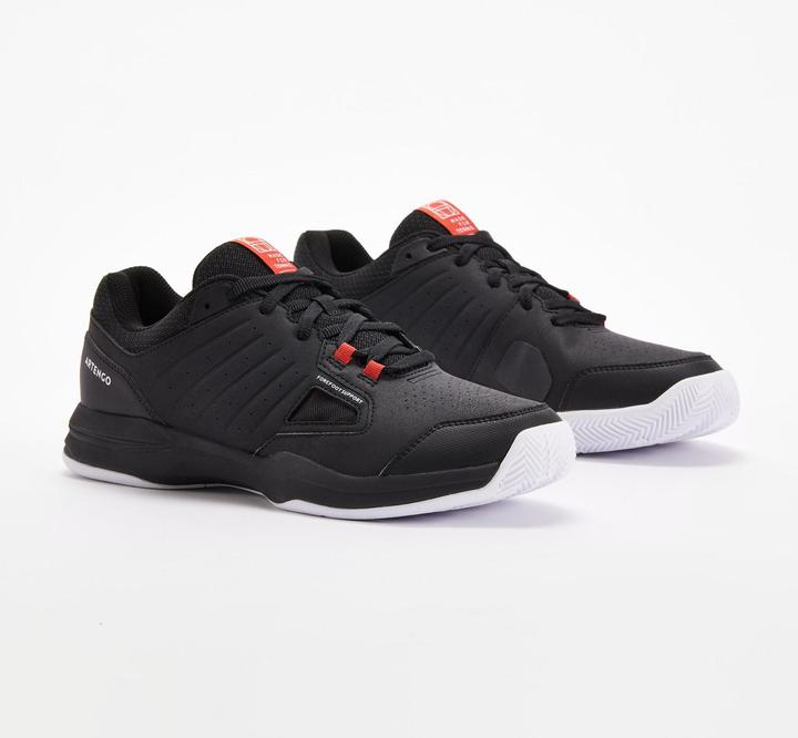 Immagine prodotto Artengo Scarpe da tennis da uomo per campi in terra battuta - TS 500 nero/rosso (41)